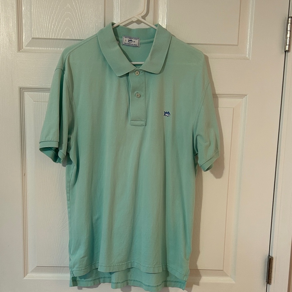 Southern Tide Seafoam Polo Shirt